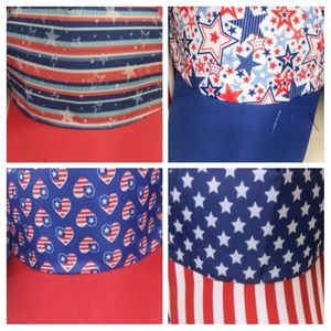 4 USA BASEBALL CAPS! ALL TEAMS SHOW UR PRIDE!